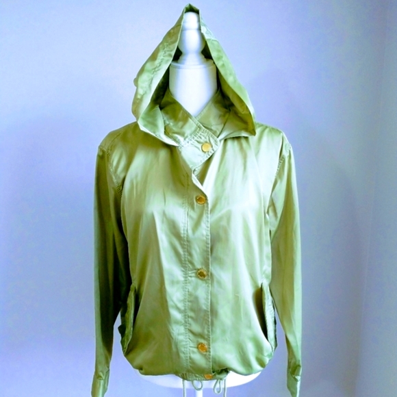 MICHAEL KORS Sage Green Windbreaker Jacket - Picture 3 of 11